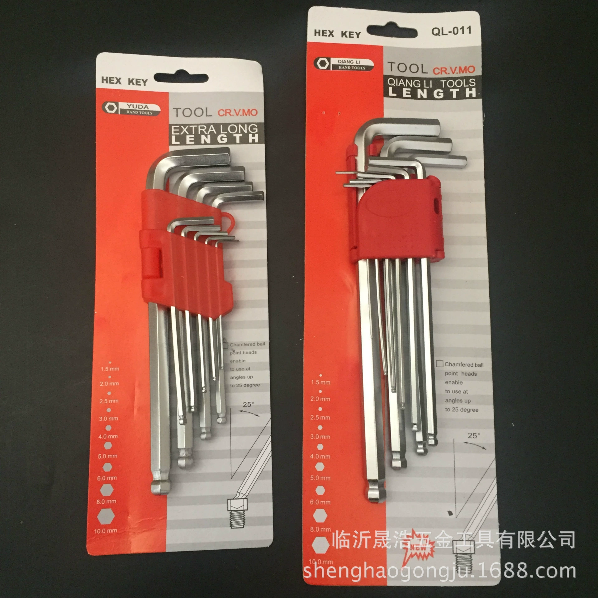 Набор из 9 матовых шестигранных ключей с метрической шаровой головкой подходит для ремонта шестигранных головок средней длины удлиненного цветка сливы