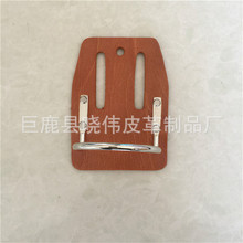 供应牛皮材质榔头架锤子架挂钩牛皮工具架卷尺挂钩挂袋
