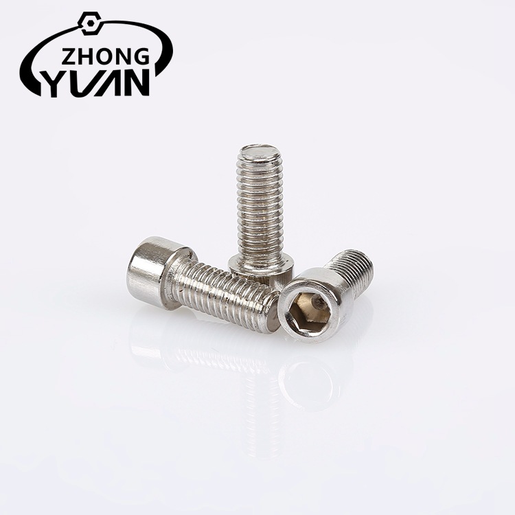 直销圆柱头滚花松不脱螺钉 不锈钢内六角螺丝连接件批发