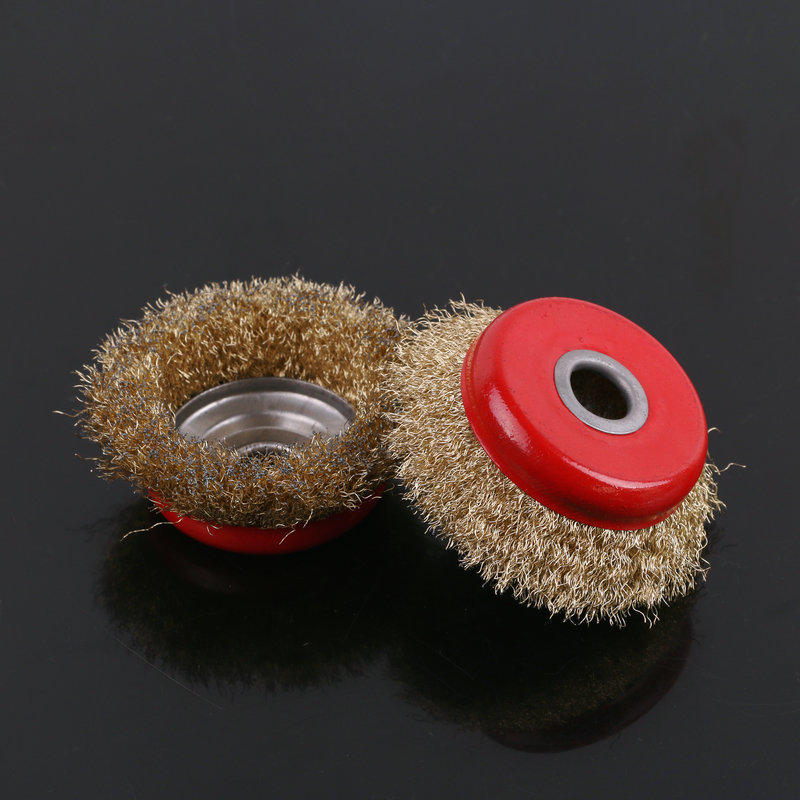 批发钢丝轮钢丝刷125型100型小红碗钢丝轮150多种钢丝球抛光罗碗