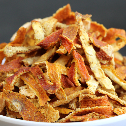 Bulk supply of orange peel tea loose-flower fruit tea orange peel strips tangerine peels 500g by weight wholesale price