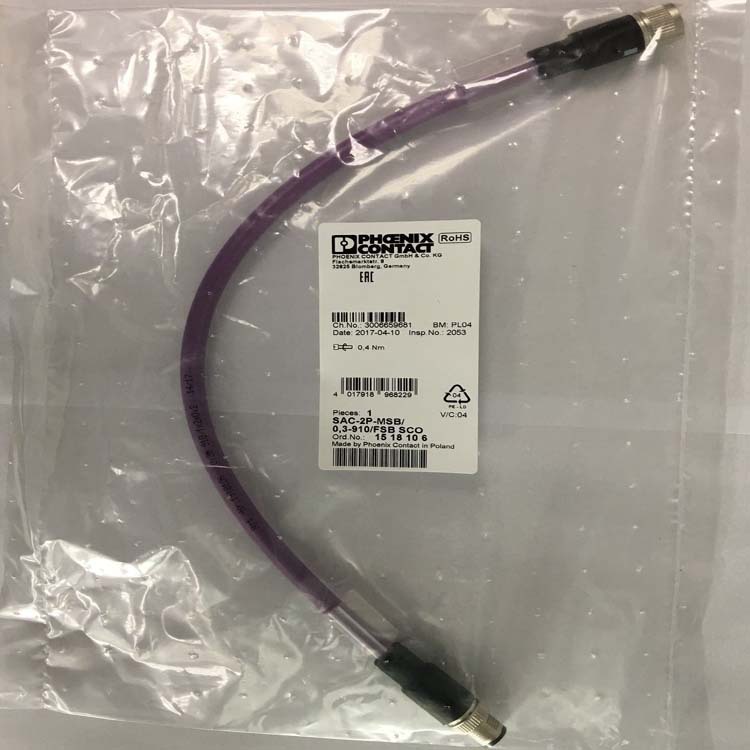 菲尼克斯总线电缆 - SAC-2P-MSB/ 0,3-910/FSB SCO - 1518106