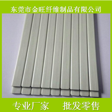 厂家专业生产窗帘玻璃纤维片 3*15mm玻纤扁条 白色玻纤条