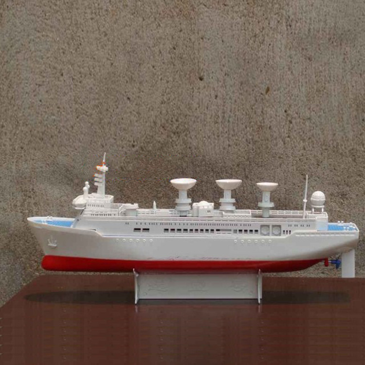 远望号航天测量电动船模型 DIY科普益智船模玩具电动拼装