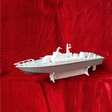 红映 海豹一号 电动鱼雷快艇 DIY拼装航海模型 海模培训器材