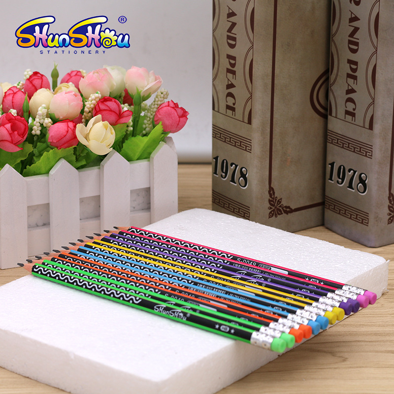 Lápices HB Ecológicos para Niños – Set de 48 con Borrador, Directo de Fábrica