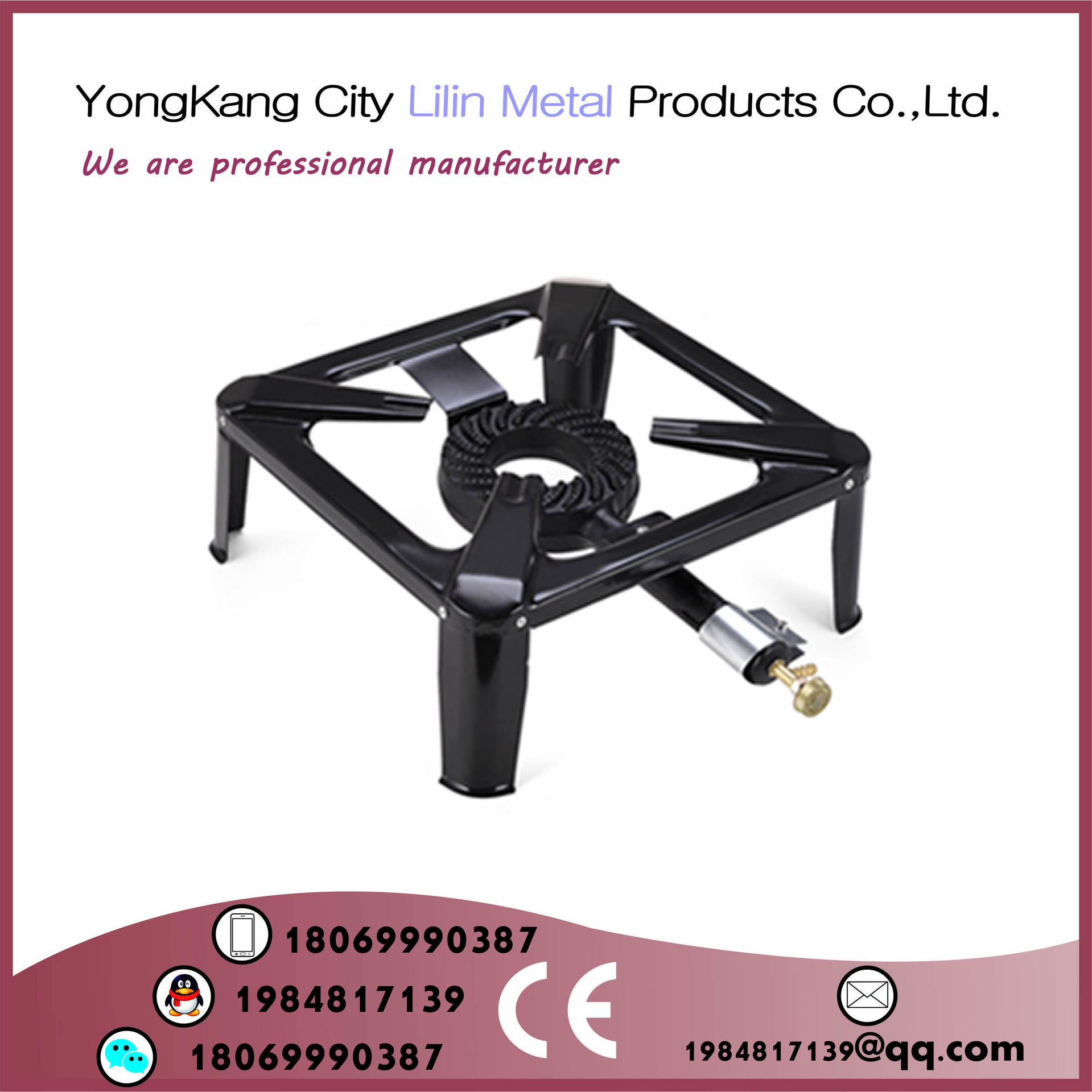 Suministro directo de fábrica Cocina doméstica Estufa de gas Estufa de gas de ahorro de energía de escritorio comercial Estufa de gas de fuego feroz Estufa de hierro fundido