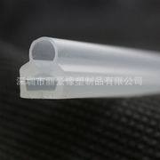 LED导光条硅胶条 LED软灯条硅胶管 LED灯套管 汽车灯条套硅橡胶管