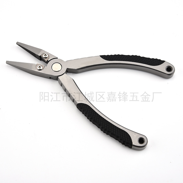鱼线剪控鱼器多功能不锈钢钓鱼钳 带小刀钓鱼剪 户外垂钓工具