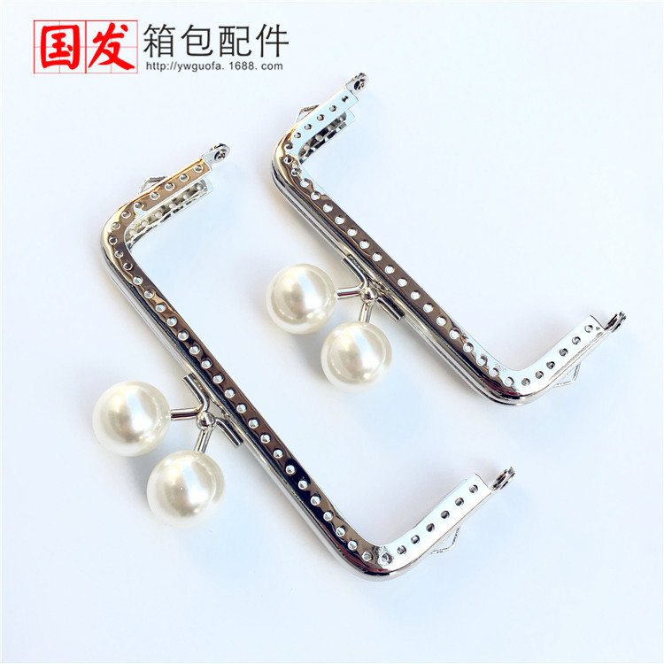 Sin stock, se puede hacer: 10.5CM 12.5cm cuadrado de cabeza de caramelo brillante oro 20M cabeza de perla