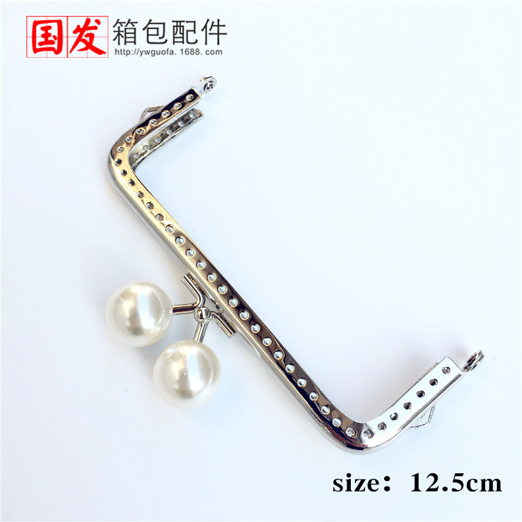 Sin stock, se puede hacer: 10.5CM 12.5cm cuadrado de cabeza de caramelo brillante oro 20M cabeza de perla