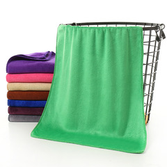 Ultrafine cellulose color water-absorbent 300 square meters thickened towel car towel beauty salon dry hair towel street stall wholesale