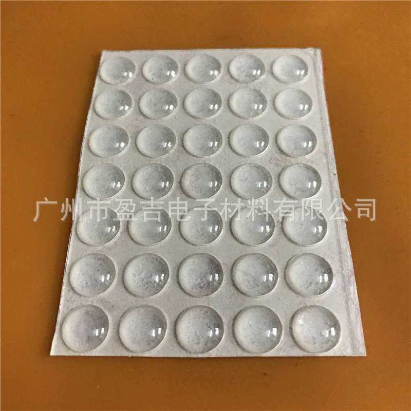 Горячая продажа 8*3 шкафа двери глушение резиновая прокладка с прозрачным противоударным зерном противоскользящим противоударным резиновым ковриком