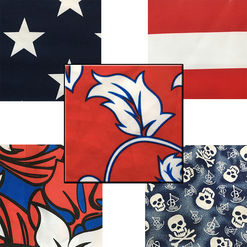 厂家直销磨毛桃皮绒印花服装面料运动裤沙滩裤布料数码印花加工