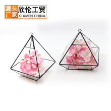 几何多肉玻璃花房包邮工厂直销微景观玻璃瓶永生花盒批发16005