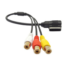 �����ڰµ�AMI AUX��A6L/A8/A5/Q5/Q7/A1/A6L 3RCA����ͷ������