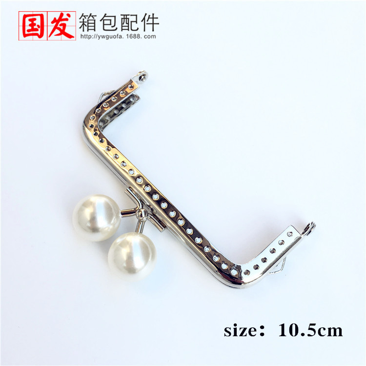 Sin stock, se puede hacer: 10.5CM 12.5cm cuadrado de cabeza de caramelo brillante oro 20M cabeza de perla