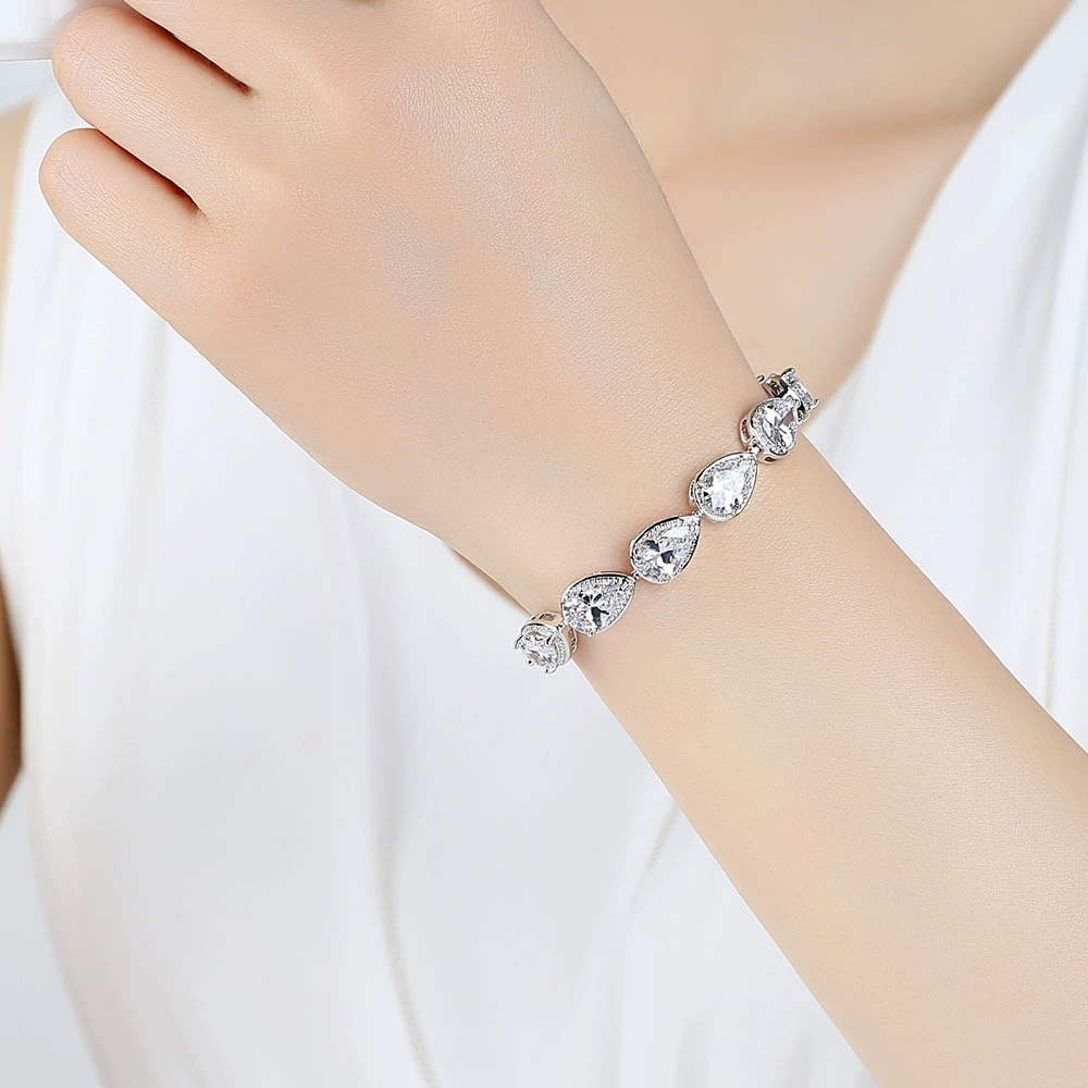 (Cross-border trading), jewelry, fashionable bracelet with zircon, Korean style, Birthday gift