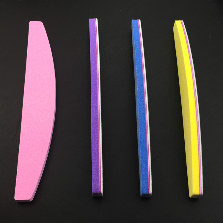 Directo de fábrica fototerapia uñas de doble uso frustración tira de uñas de cristal tira de molienda Archivo de esponja tira de arena impermeable rectangular