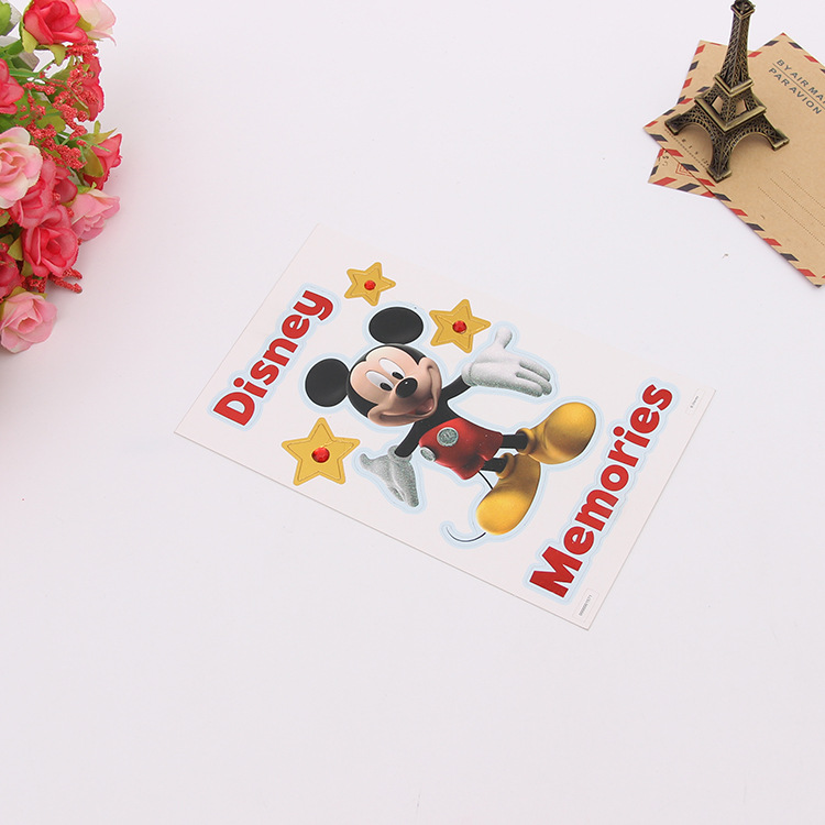 新款透明童真年代防水可爱DIY相册日记贴纸 卡通不干胶贴画