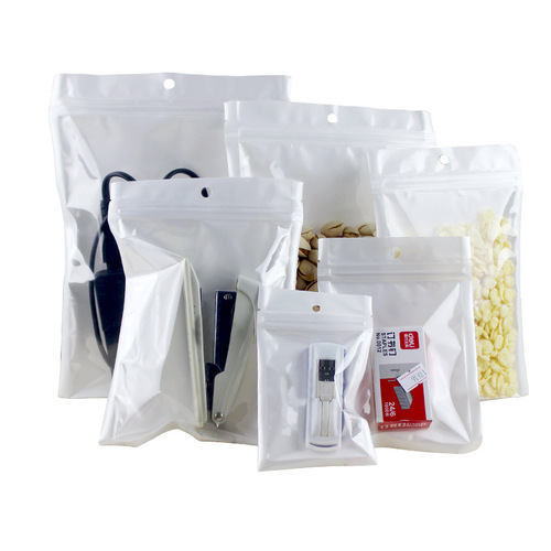 Data cable packaging bag, translucent plastic bag, pearlescent film, yin and yang bone bag, jewelry ziplock bag, mobile phone case sealing bag