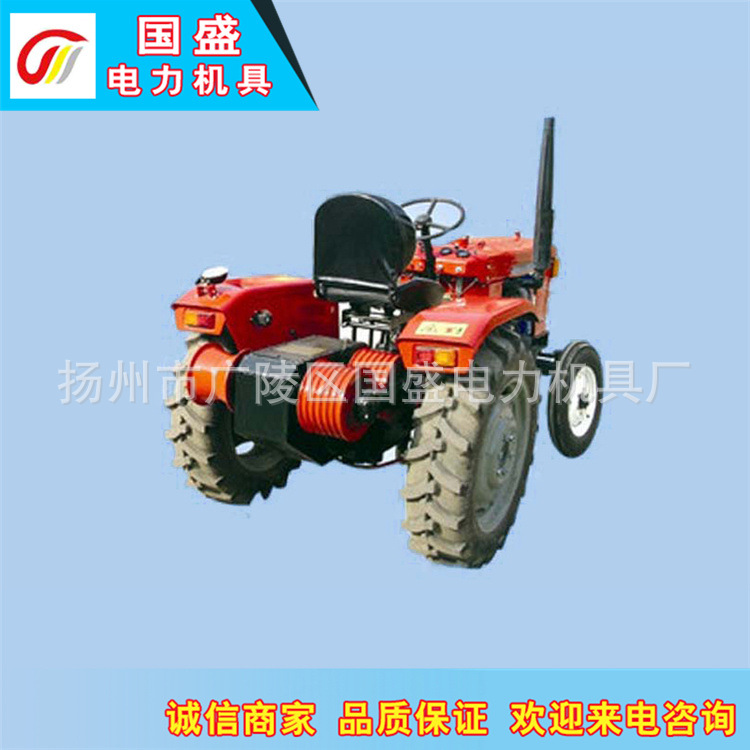 扬州国盛牌280型四轮拖拉机绞磨机厂家销售专业提升电力专用商用