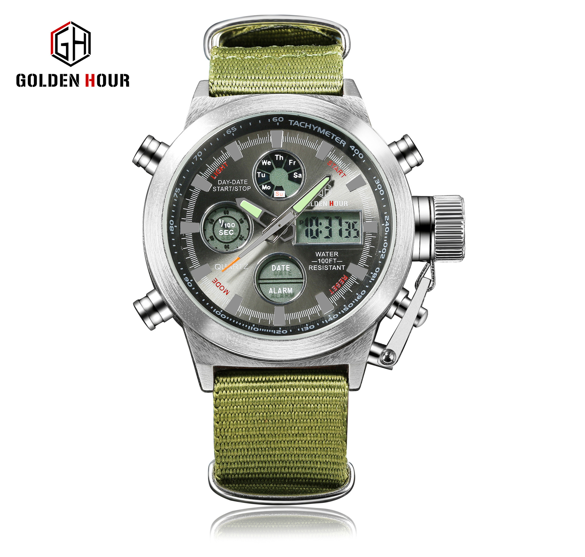 실버 쉘-나일론 스트랩