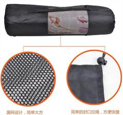Yoga mat mesh bag breathable mesh bag 10mm easy to carry portable mesh bag elastic drawstring sports backpack