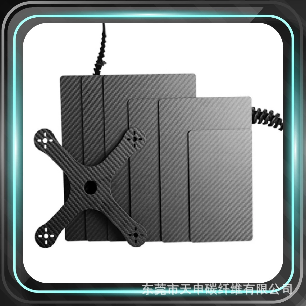 3k углеродного волокна лист на заказ твил пряный пряный пряный углепластик обработки CNC гравировка беспилотная стойка 4WD модель