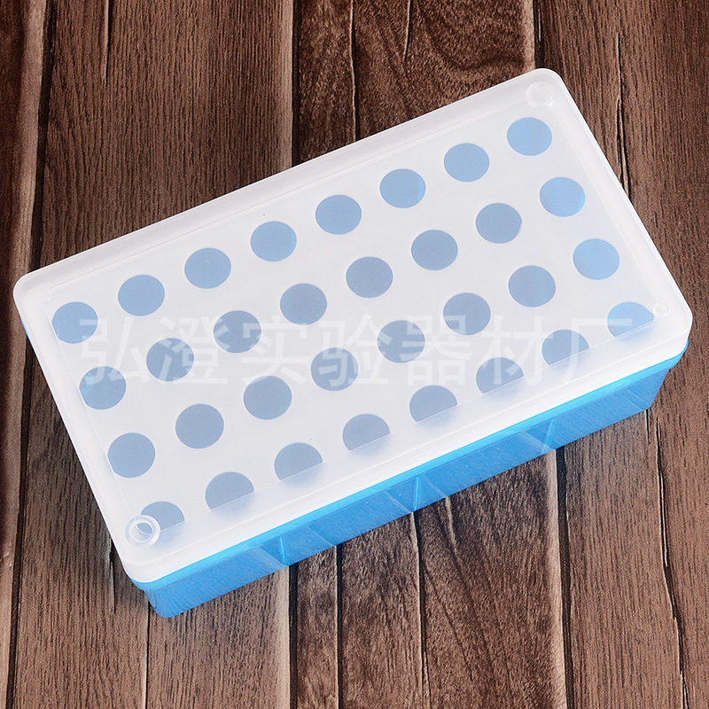 厂家批发5ML离心管盒PCR管盒子弹头盒EP管盒 32孔