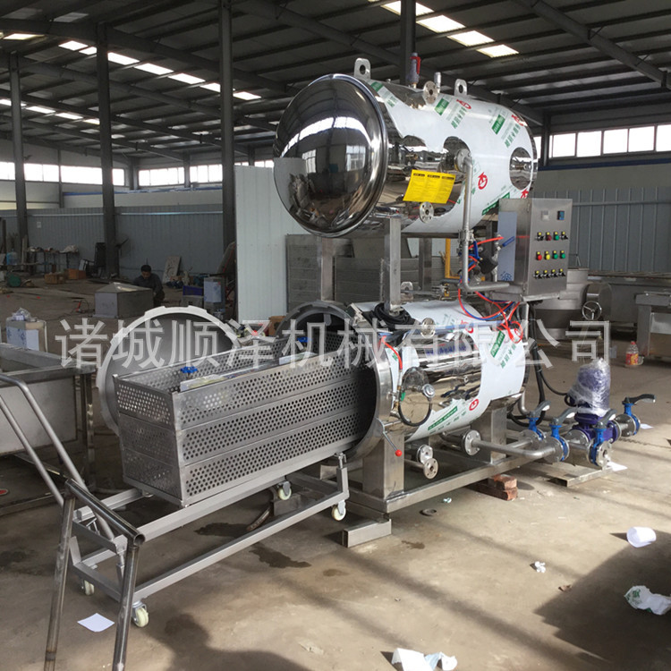 销售嘉兴粽子专用杀菌锅 蒸煮锅 水浴式蒸煮锅 蒸煮设备