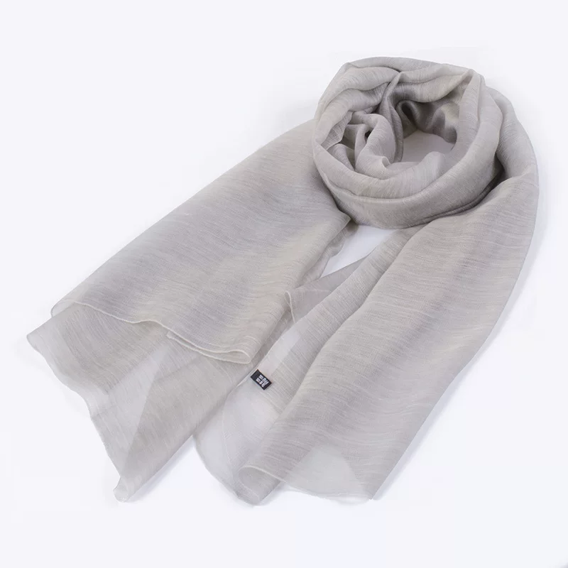汝兰纺 Colored woolen silk autumn thin scarf, cloak