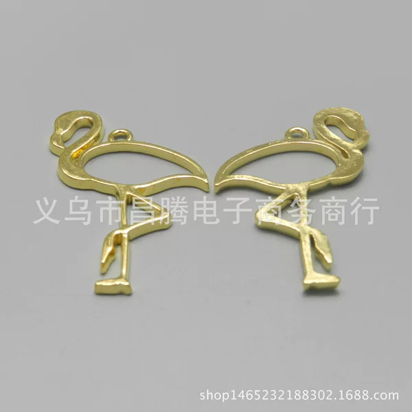 Color retaining Flamingo UV epoxy border resin glue metal hollow border DIY jewelry accessories handmade materials