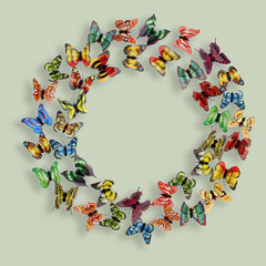 7CM Double-Layer Butterfly Simulation 3D Wall Sticker - Butterfly Craft, Dual-Layer Creative Art Decal for Home Decor