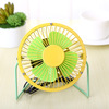 Metal small table cartoon air fan for elementary school students, 6 inches, 4inch