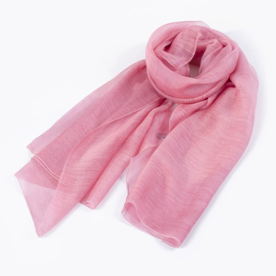 汝兰纺 Colored woolen silk autumn thin scarf, cloak