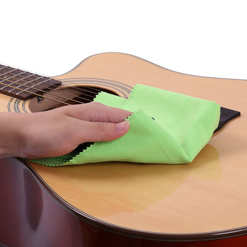 Musical Instrument Cleaning Cloth Guitar Bass Cleaning Piano Wiping Cloth Instrument Care Cloth LOGO Pure Cotton