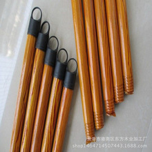 厂家供应木质pvc套胶扫把杆拖把棍 等各规格木质拖把柄