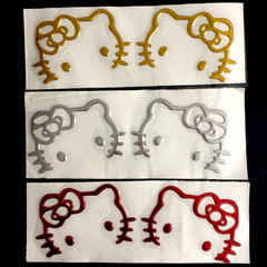 Cross-border eBay soft vinyl car sticker cute cat mirror sticker PVC 3D stereoscopic car sticker creative