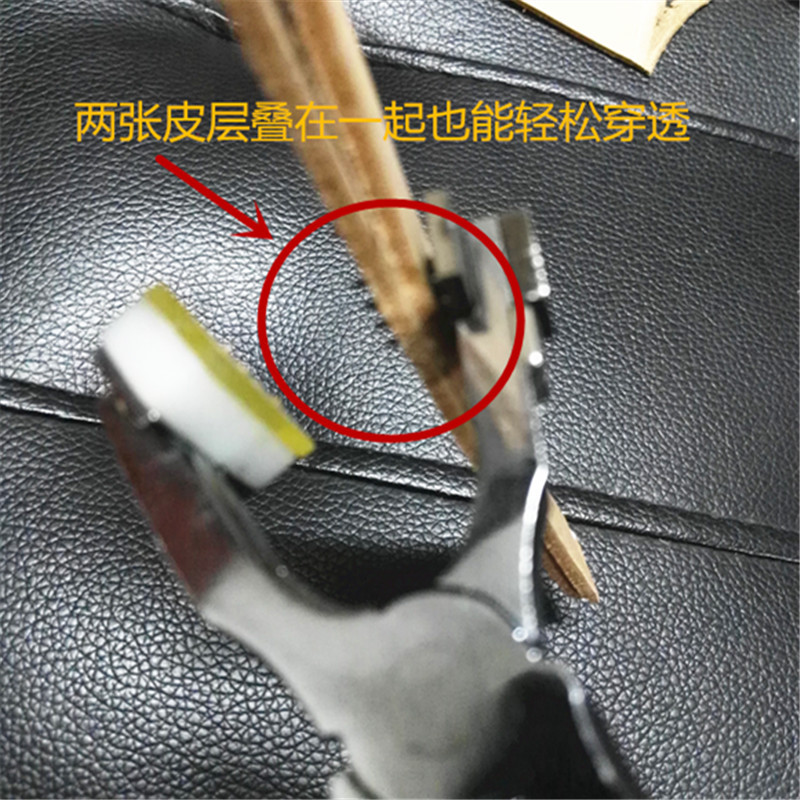 Alicates de corte de diamante silencioso alicates de punzonado herramienta de punzonado de cuero hecha a mano mejorada método de corte de diente de corte de diamante de 4mm Diente de corte 2 + 4 dientes