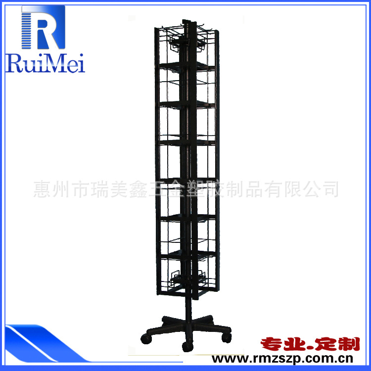 旋转四面挂袜子架袜子手套展示架货架 小商品饰品陈列展示架