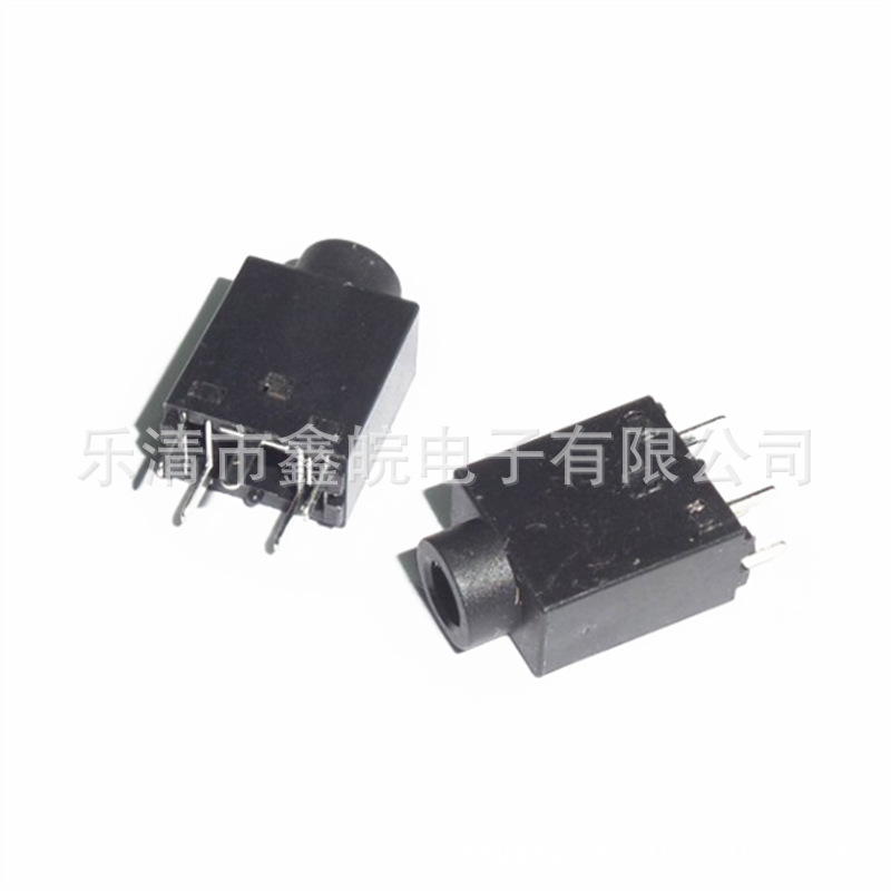 供应PJ358 PJ-358PJ359 PJ-359 3.5耳机插座黑色五脚3.5mm耳机座
