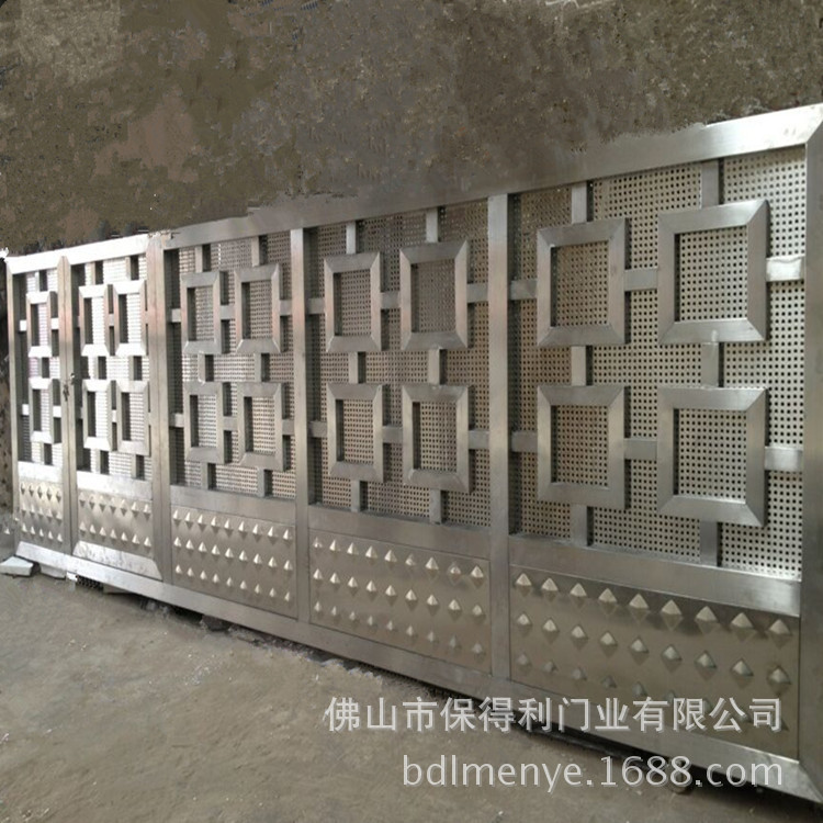 Villa Gate Electric Sliding Door Factory Gate Enterprise Door Push Pull Flat Opening