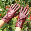 Demi-season polyurethane keep warm gloves, lace dress