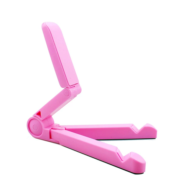 Pink folding tablet bracket PE bag packaging
