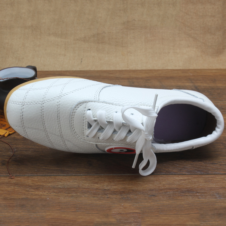 Four-Season Tai Chi Competition Shoes, Breathable First-Layer Cowhide, Rubber Sole, Non-Slip and Wear-Resistant, Direct Sales from the Manufacturer