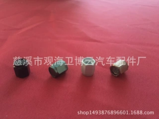 厂家直销 气门嘴帽子 彩色铝合金 525全六角商标气嘴帽