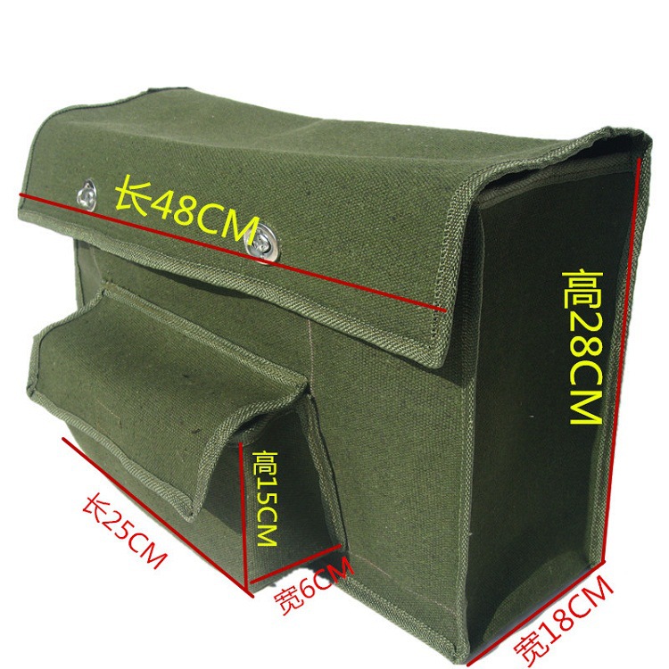 加厚帆布工具袋五金维修包电工包单肩腰包多功能挂包生产厂家