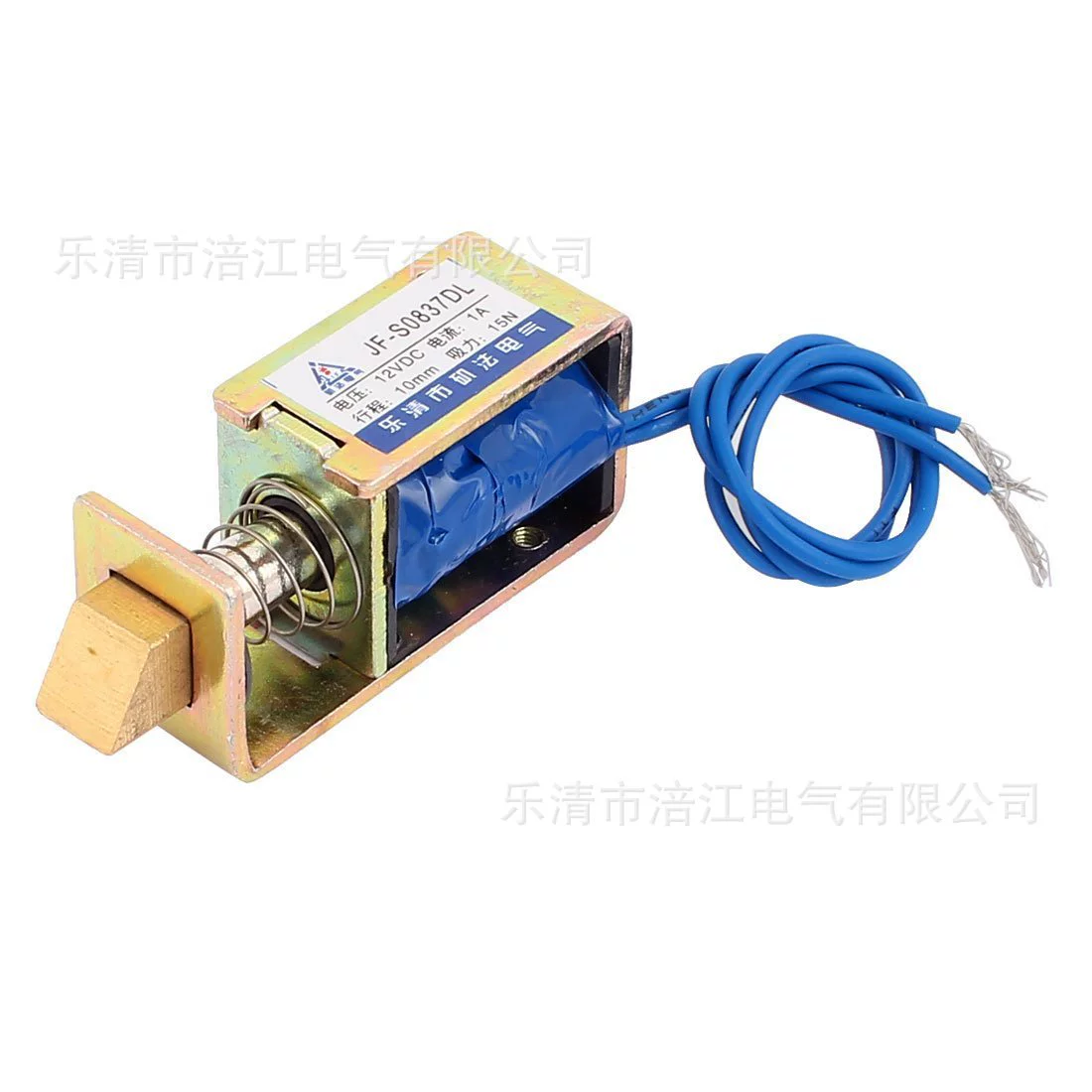 Тип рамки Сейф нажима и тяги 24VDC12V автоматического возврата в исходное положение электромагнита замка DC