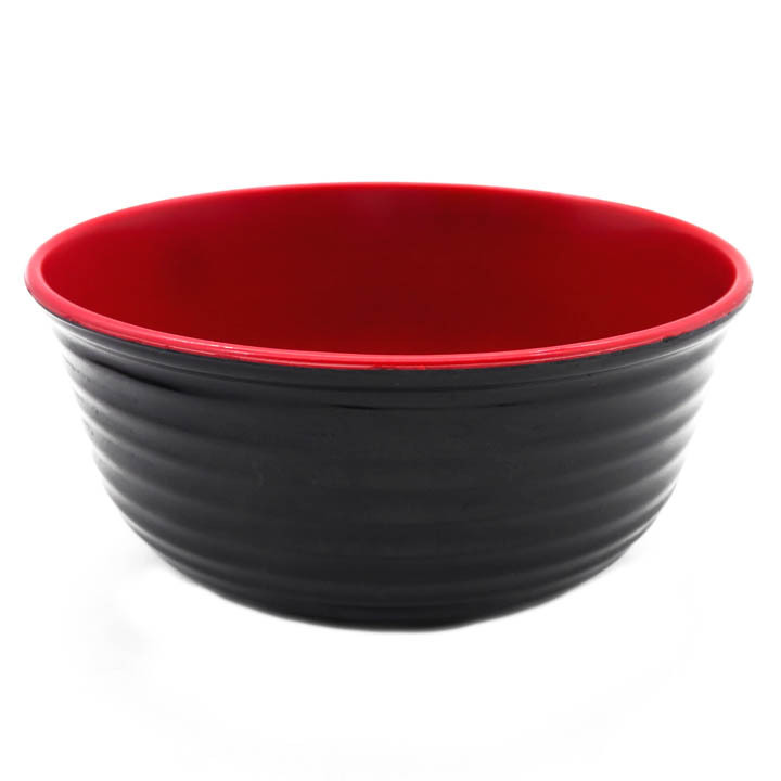 D2441 5 # doble color tazón rojo y negro doble color tazón de melamina imitación porcelana vajilla Yiwu 2 yuanes tienda binaria